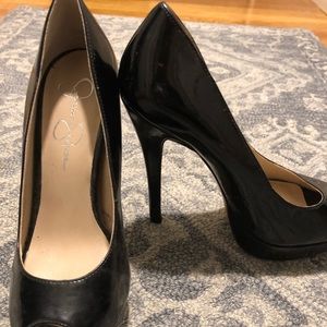 Jessica Simpson peep toe heels